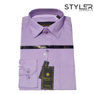 Denny Simple Colour Dress Shirt